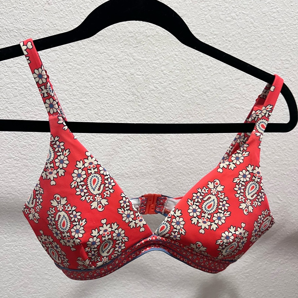 Boden Orange Bikini Top